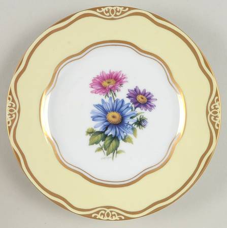 Flowers of the First Lady Collection Salad/Dessert Plate