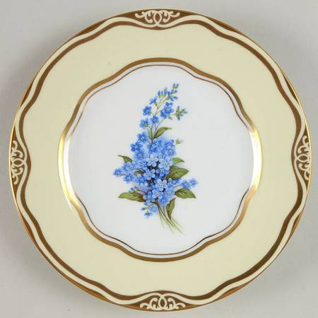 Flowers of the First Lady Collection Salad/Dessert Plate