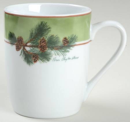 Pinecone Rim Mug