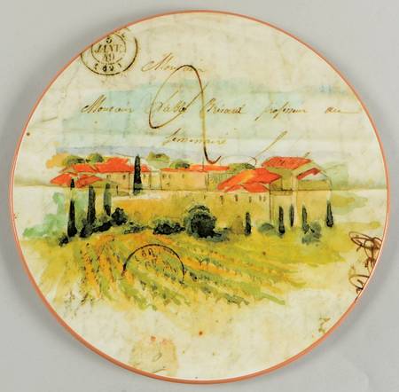Paysage Cheese Serving Plate