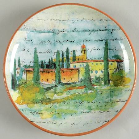 Paysage Salad/Dessert Plate