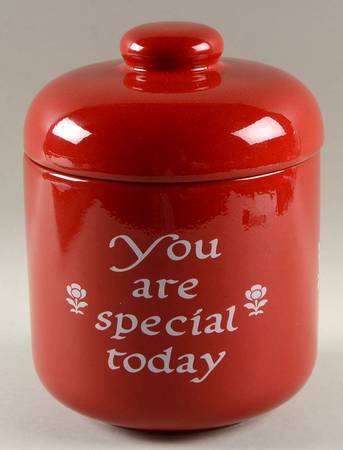 You Are Special Today Cookie Jar & Lid