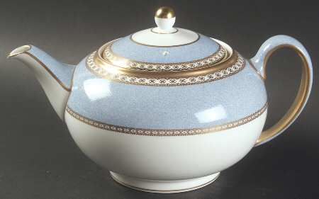 Ulander Powder Pale Blue Teapot & Lid