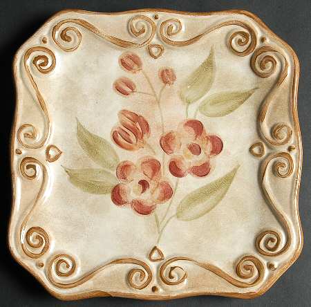 Orchid Garden Salad Plate