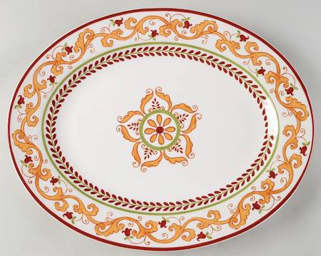Lisbon 15" Oval Serving Platter