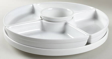 Pantry 6pc Lazy Susan (4 Sides, Center, & Ceramic Tray)