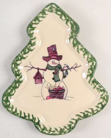 Green Sponge Large Tree Shaped Dish by Workshop Gerald Henn