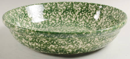 Green Sponge 13" Pasta Serving Bowl