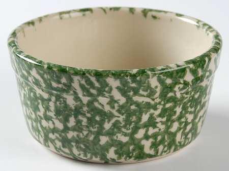 Green Sponge Open Round Butter