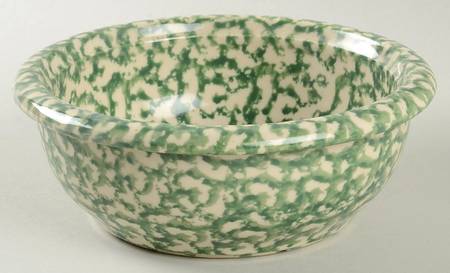 Green Sponge Coupe Cereal Bowl