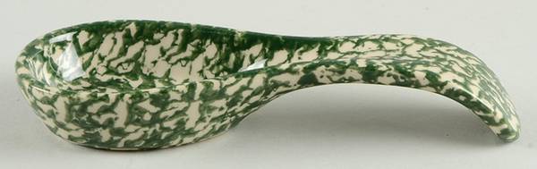 Green Sponge Spoon Rest/Holder (Holds 1 Spoon)