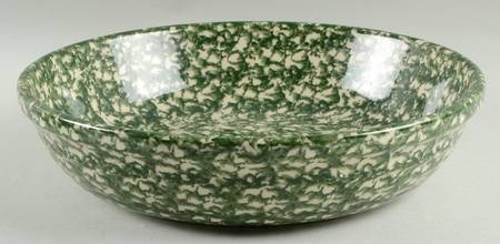 Green Sponge 11" Pasta Serving Bowl