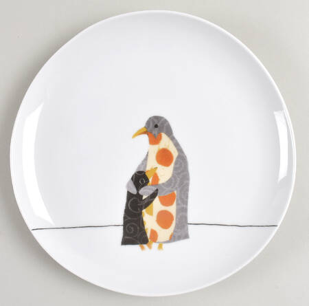 Penguin Friends Salad/Dessert Plate
