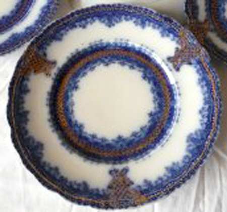 Limoges Flow Blue by Wood &amp; Sons