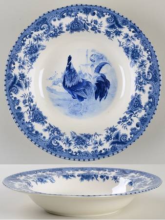 William James Farmyard Rim Soup Bowl