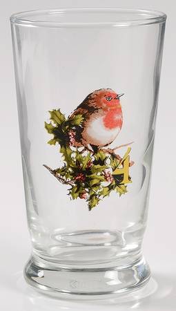 12 Days of Christmas (Gold Numbers, Coupe Shape) 8 Oz Glassware Tumbler