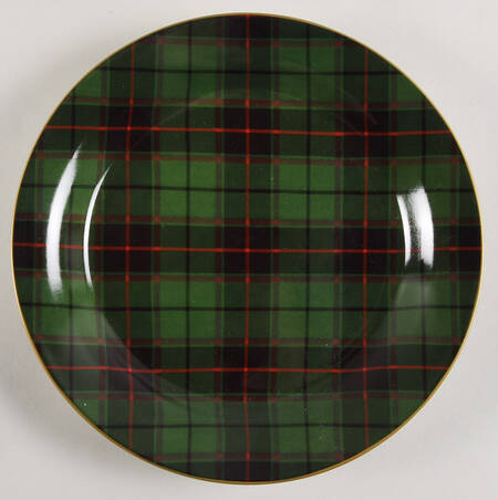 Tartan Plaid Salad Plate