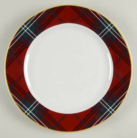 Tartan Plaid Dinner Plate