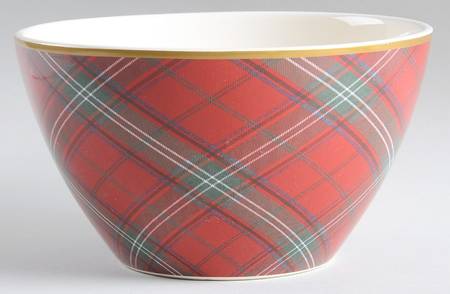 Tartan Plaid 8" Mixing Bowl