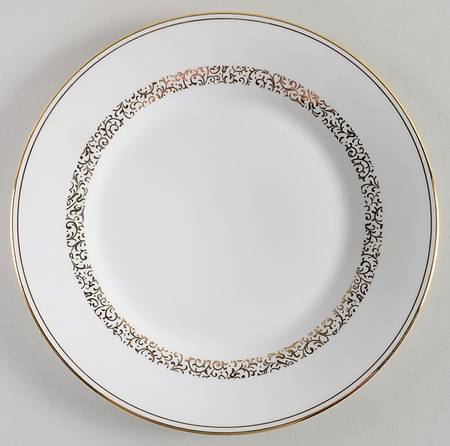 Filigree Gold Salad Plate