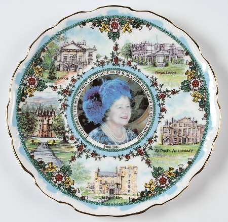 Queen Mother's Residences Collector Plate