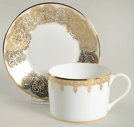 Flat Cup & Saucer Set