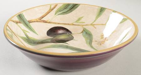 Olive Branch 9" Soup/Pasta Bowl