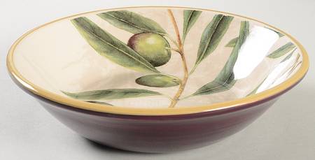 Olive Branch 9" Soup/Pasta Bowl