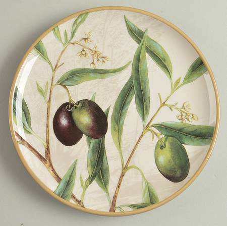 Olive Branch Appetizer Plate