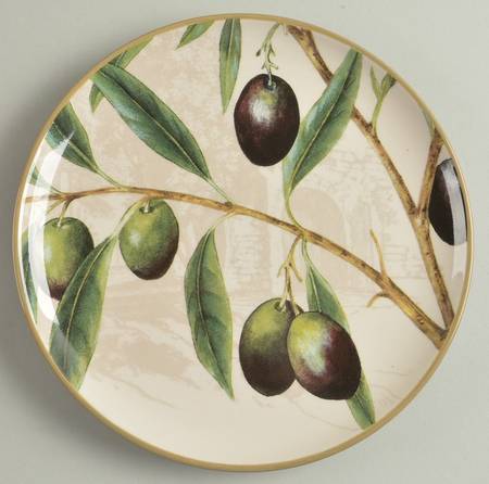 Olive Branch Appetizer Plate