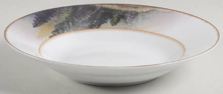 Misty Forest Rim Soup Bowl