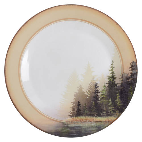 Misty Forest Dinner Plate
