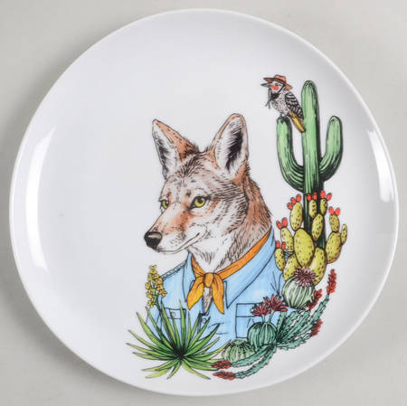 Dapper Animal Salad Plate