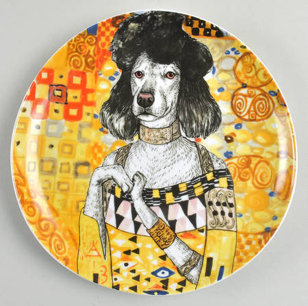 Dapper Animal Salad Plate