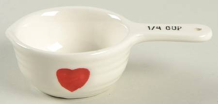 Valentine's Day 1/4 Cup Measuring Cup