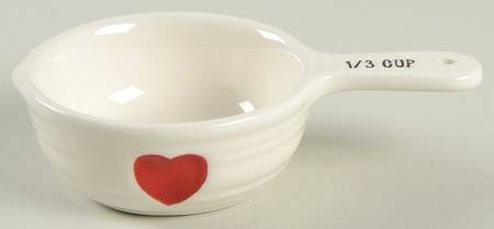 Valentine's Day 1/3 Cup Measuring Cup
