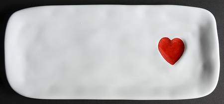 Valentine's Day 11" Rectangular Serving Platter