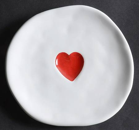 Valentine's Day Appetizer Plate