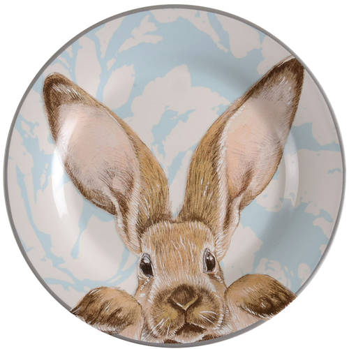 Damask Easter Bunny Salad Plate by Williams-Sonoma