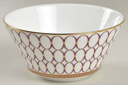 Renaissance Red Coupe Cereal Bowl by Wedgwood