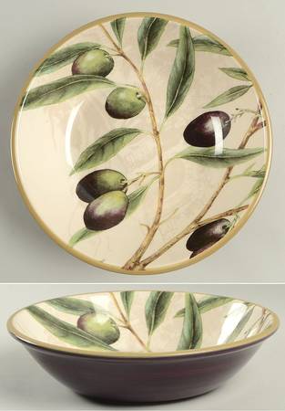 Harvest Botanical 9" Soup/Pasta Bowl