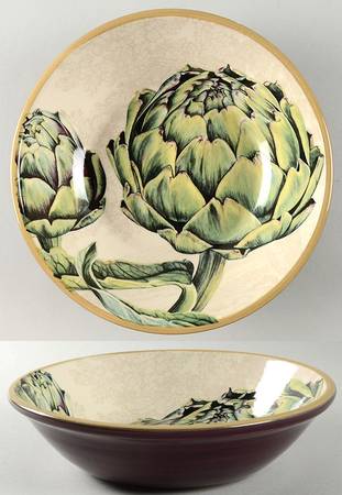 Harvest Botanical 9" Soup/Pasta Bowl