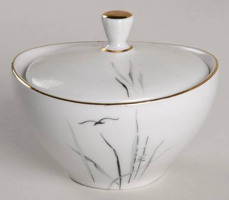 WIG13 (Gold Trim) Mini Sugar Bowl & Lid