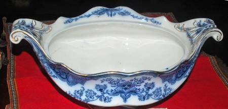 Welbeck (Blue-Gold Trim) Tureen No Lid