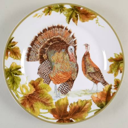 Botanical Leaf and Turkey by Williams-Sonoma