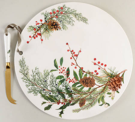 Woodland Berry Cheese & Cracker Board & Knife