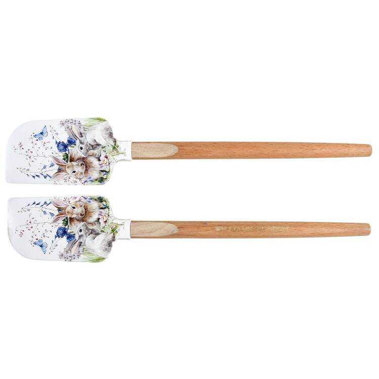 Floral Meadow Silicone & Wood Spatula by Williams-Sonoma
