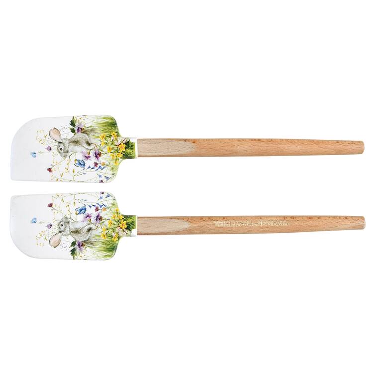 Floral Meadow Silicone & Wood Spatula by Williams-Sonoma