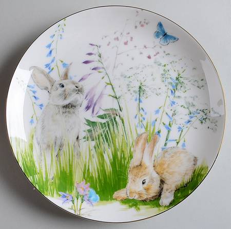 Floral Meadow Salad Plate