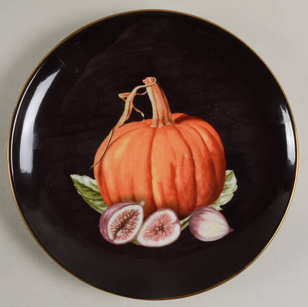 Harvest Pumpkin Appetizer Plate